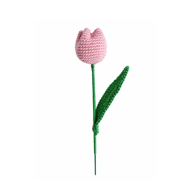 Gehäkelte Tulpe - versch. Farben