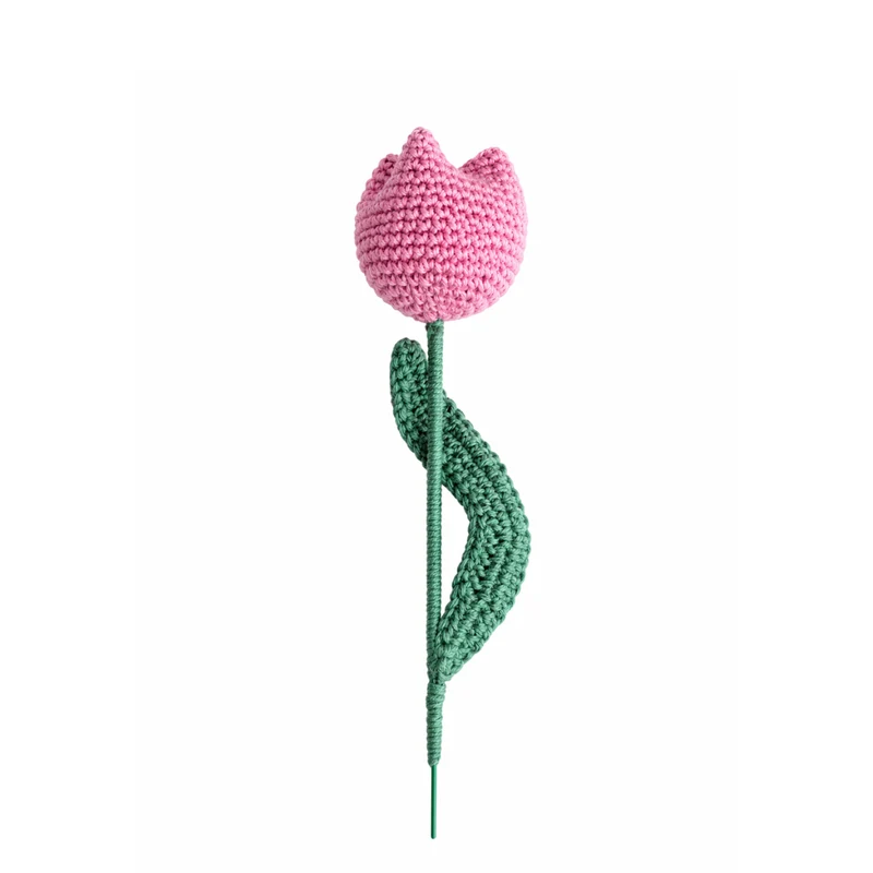Gehäkelte Tulpe - versch. Farben