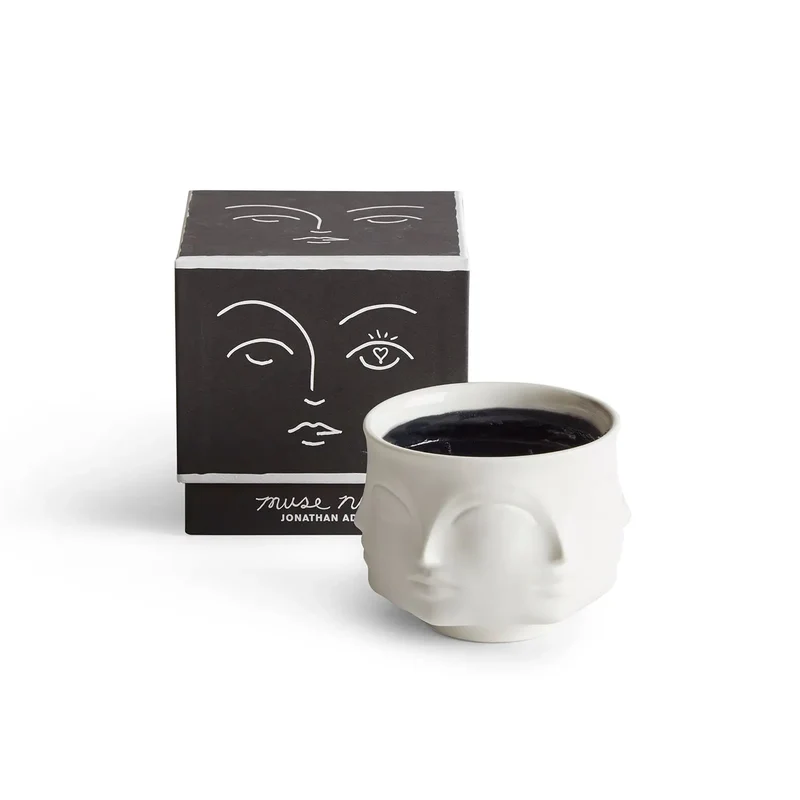 Muse Noir Duftkerze – Designkerze im Porzellangefäß | Jonathan Adler