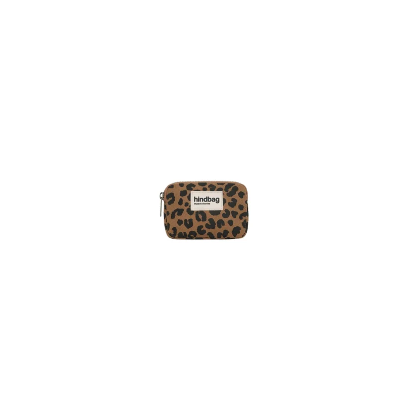 Geldbörse - LILI - Leopard Zimt