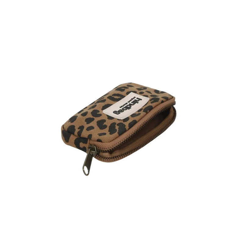 Geldbörse - LILI - Leopard Zimt
