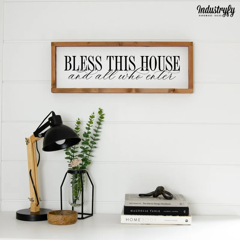 Landhaus Schild | Bless this house No3