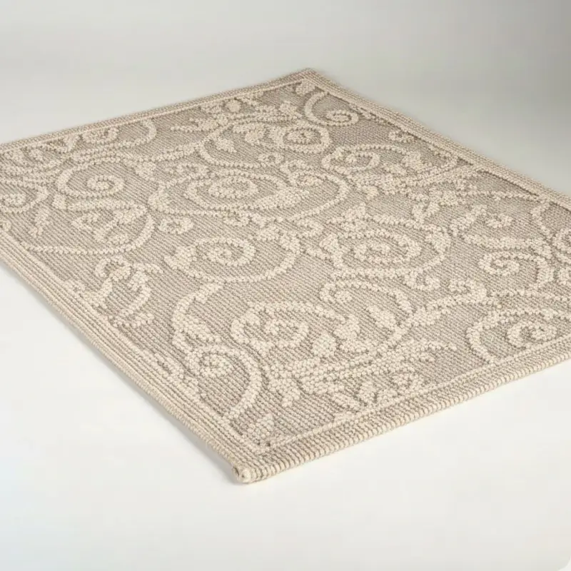 Großer Vintage Teppich Paisley 150 x 200 cm