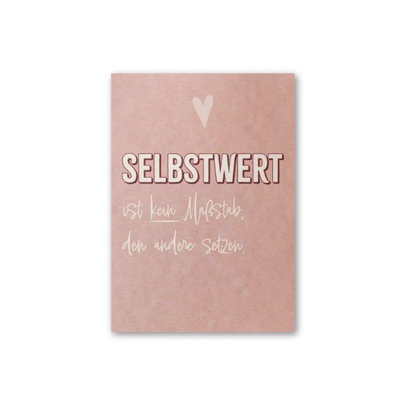 Postkarte • Selbstwert