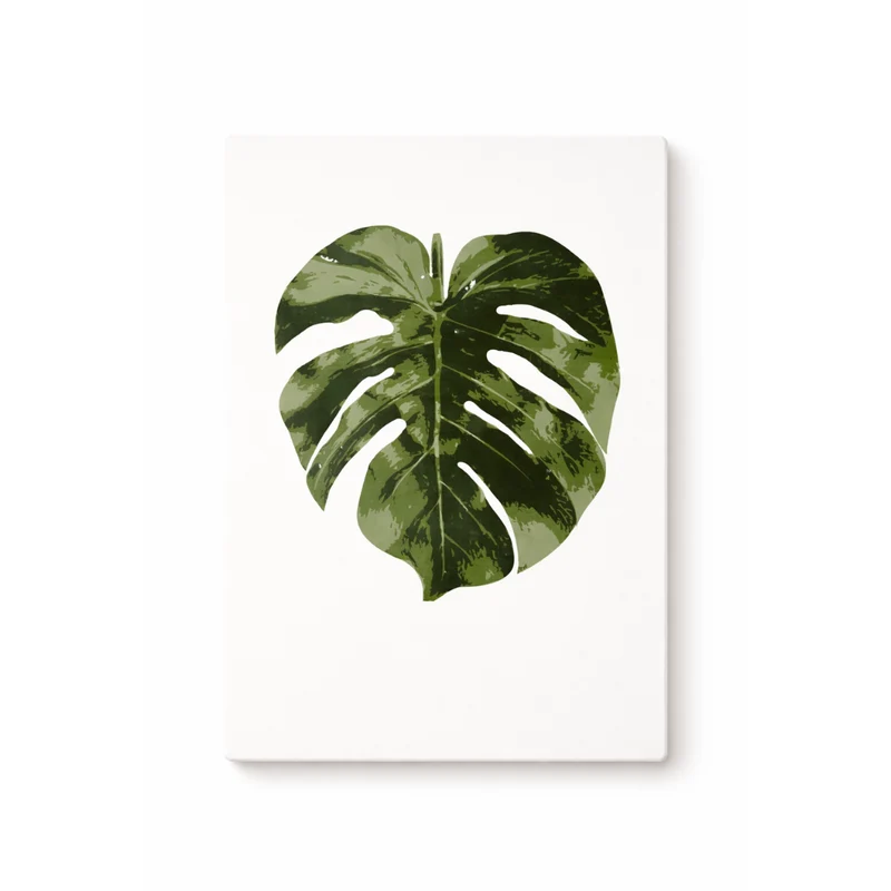 Holzschild - Monstera