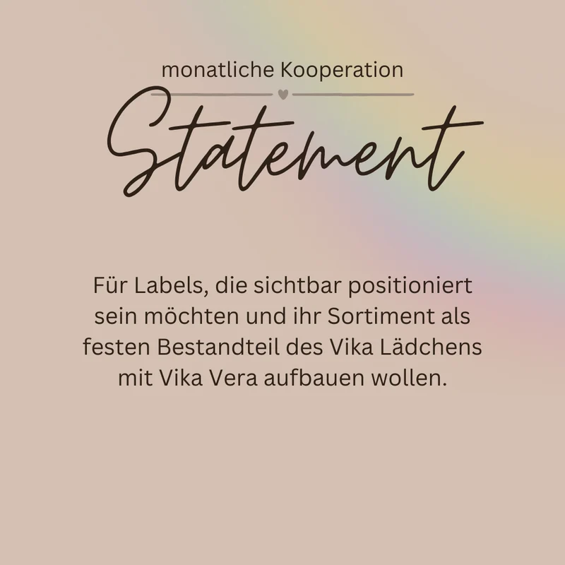 Vika Vera - Kooperation Statement