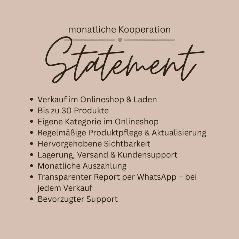 Vika Vera - Kooperation Statement
