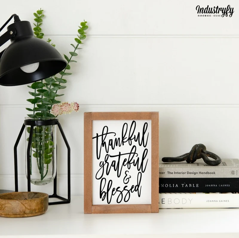 Landhaus Schild | thankful, grateful & blessed