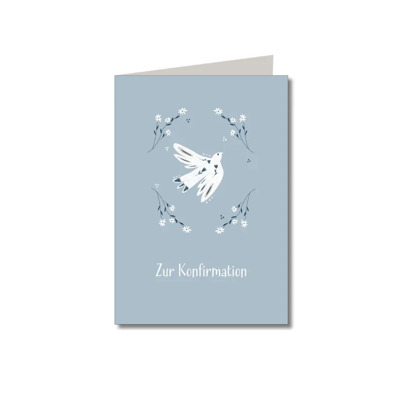 Klappkarte m. Umschlag • Zur Konfirmation