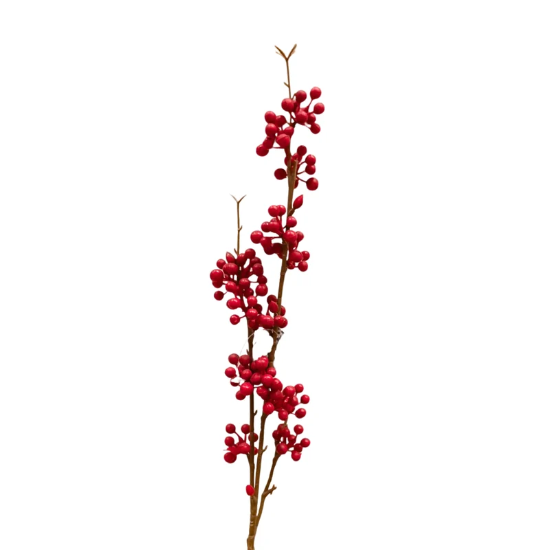 Kunstblume - Beerenzweig rot