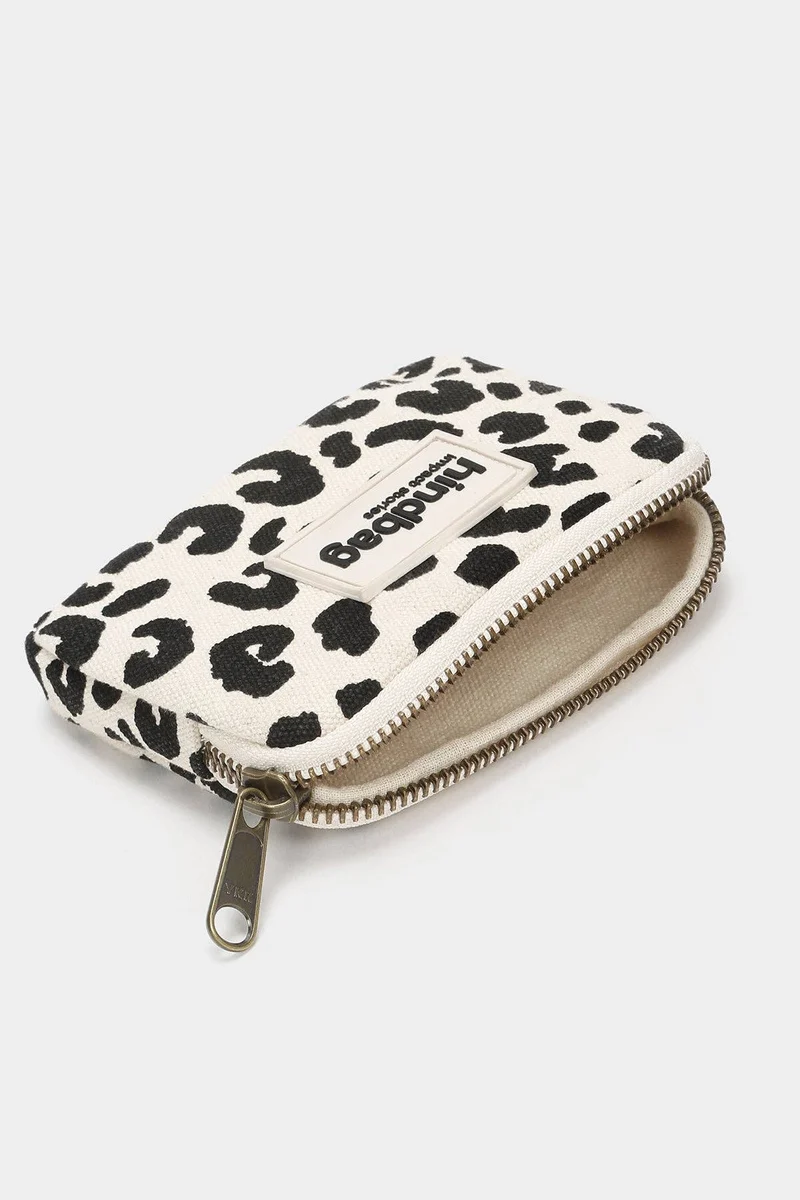 Geldbörse - LILI - Leopard Ecru