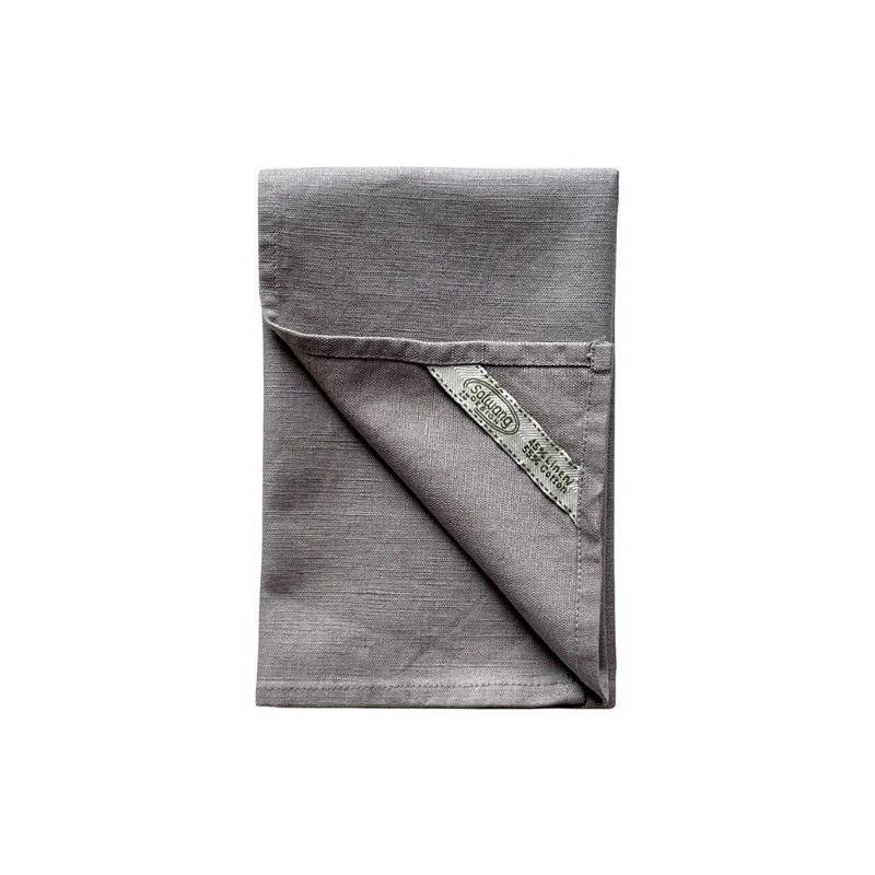 Serviette Leinen - warm grey