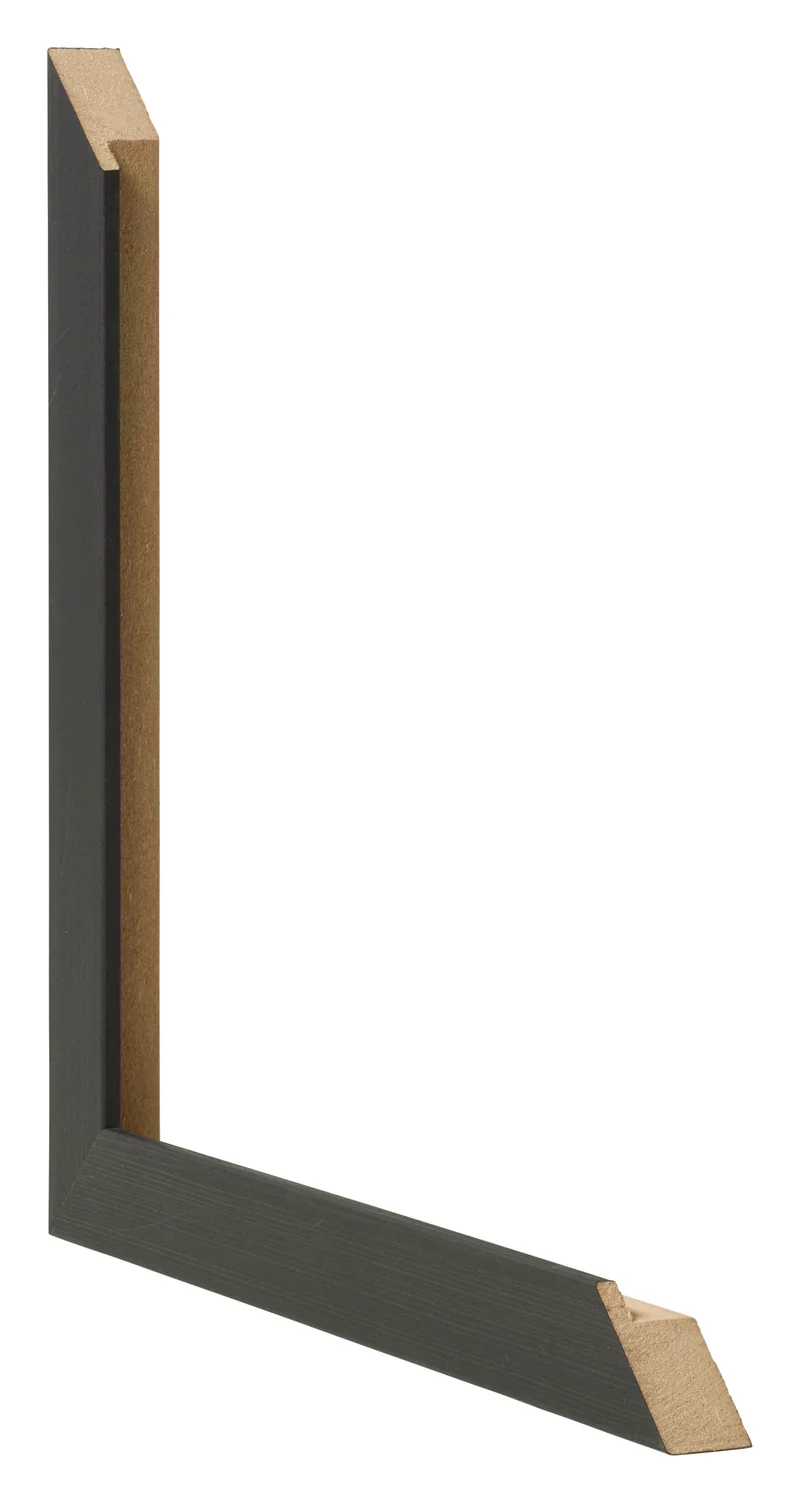 Bilderrahmen 60x70 cm - Schwarz Gemasert - MDF - Bologna