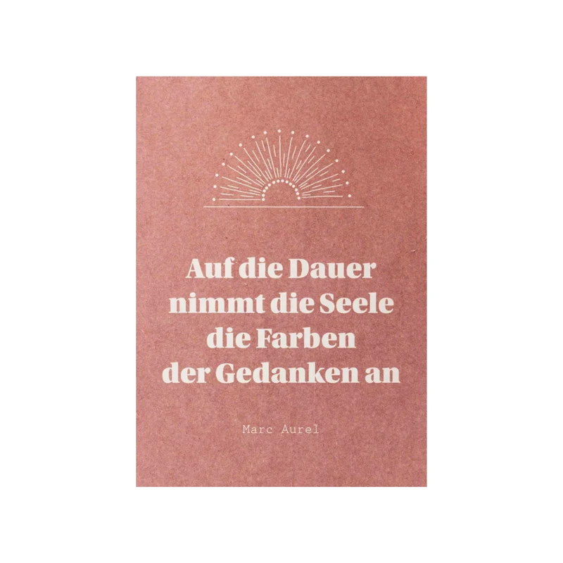 Postkarte • Dauer Seele Gedanken