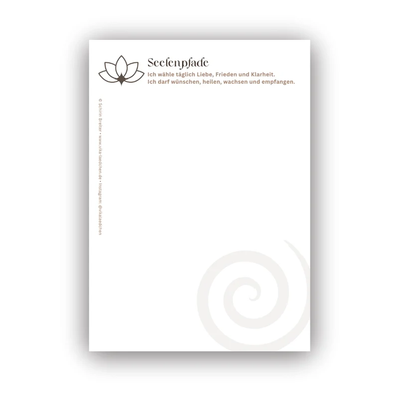 Notizblock A5 • Seelenpfade