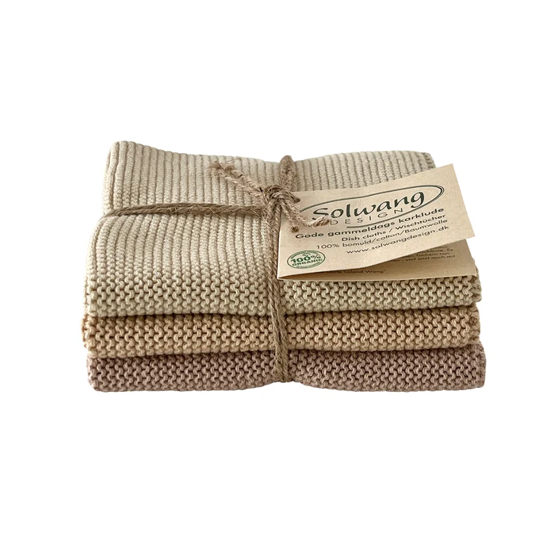 Wischtücher Bio - SET - sand Kombi