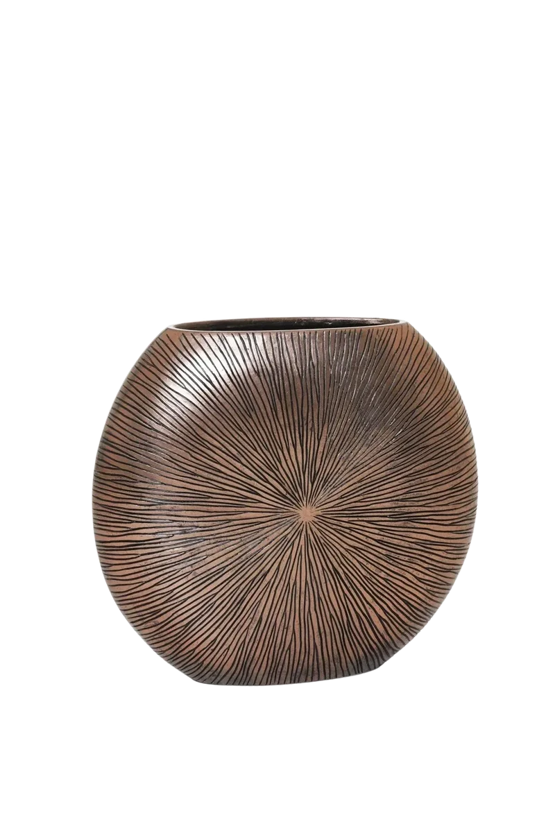 Bodenvase - Khloe | Gold, Schwarz