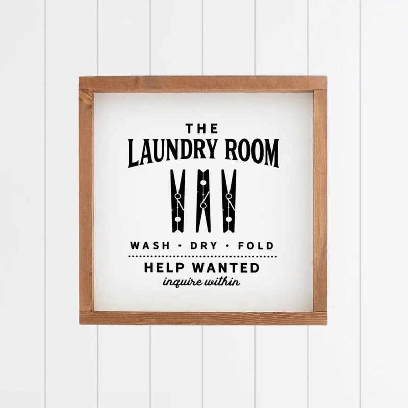 Landhaus Schild | Laundry Room