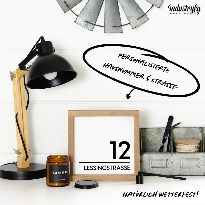 Hausnummer No2 | Wetterfest