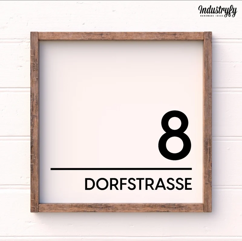 Hausnummer No2 | Wetterfest