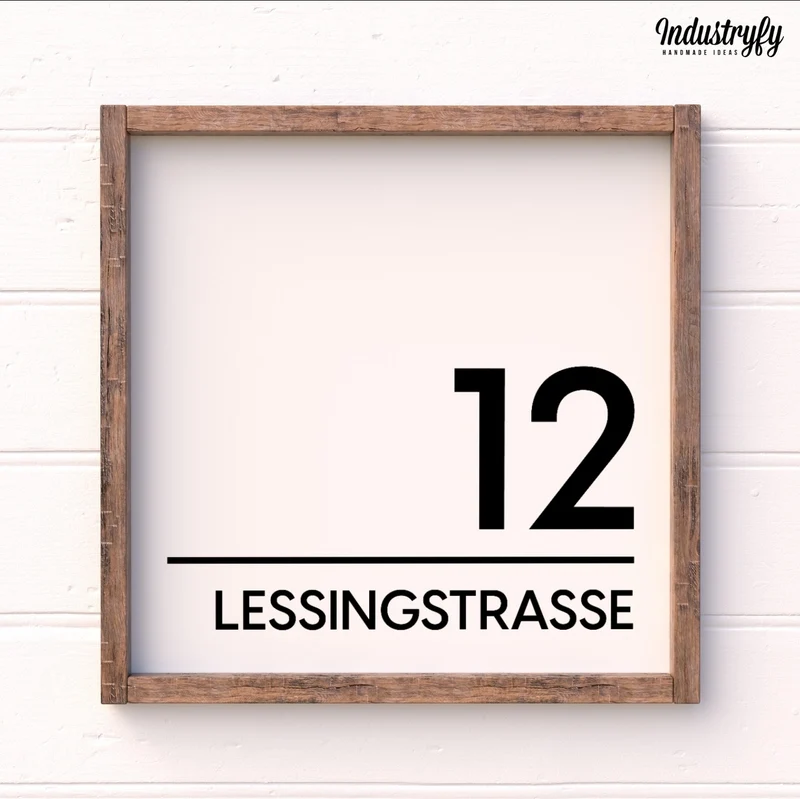 Hausnummer No2 | Wetterfest