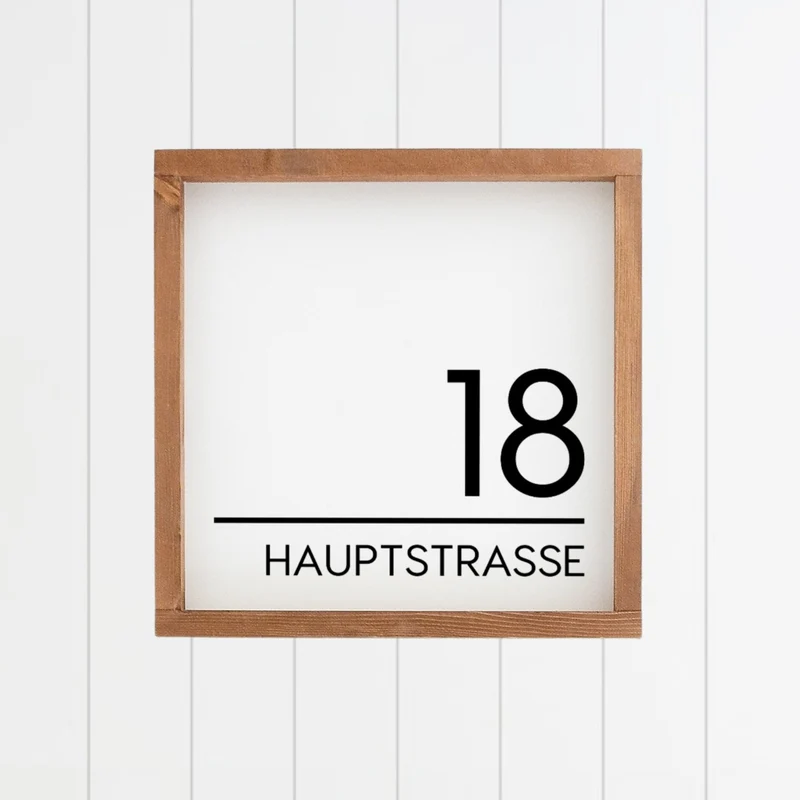 Hausnummer No2 | Wetterfest