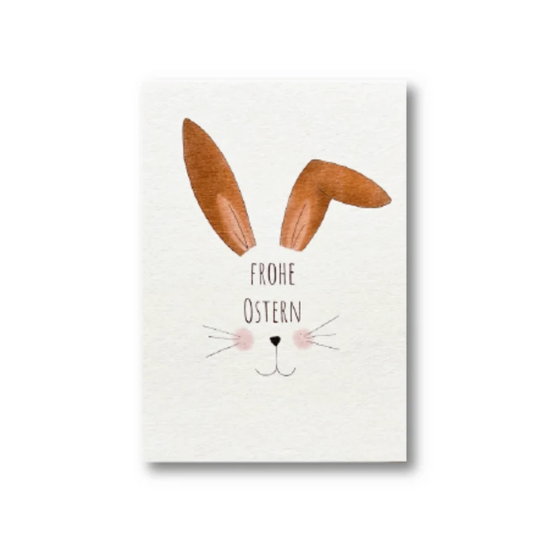 Postkarte • Osterhase Frohe Ostern