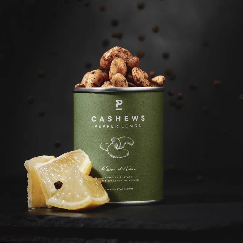 Cashew Genuss - mit Pfeffer Zitrone - 55g