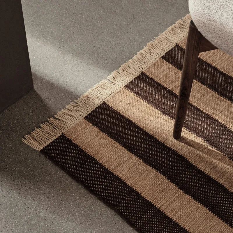 Outdoor Teppich Ives Chocolate 80x200 - ferm LIVING