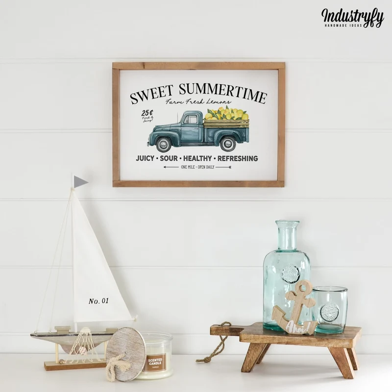Landhaus Schild | Lemon Truck