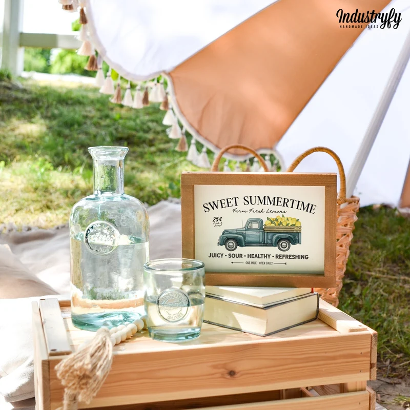 Landhaus Schild | Lemon Truck