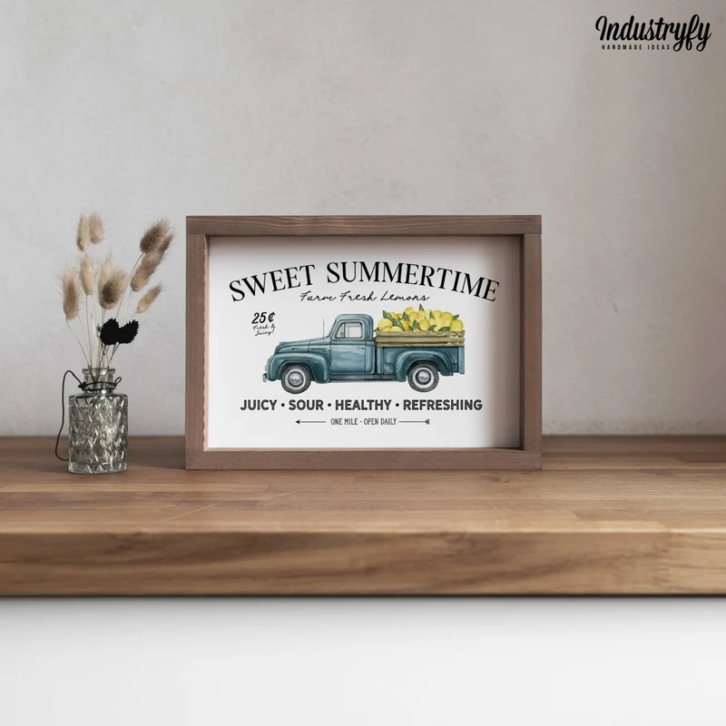 Landhaus Schild | Lemon Truck