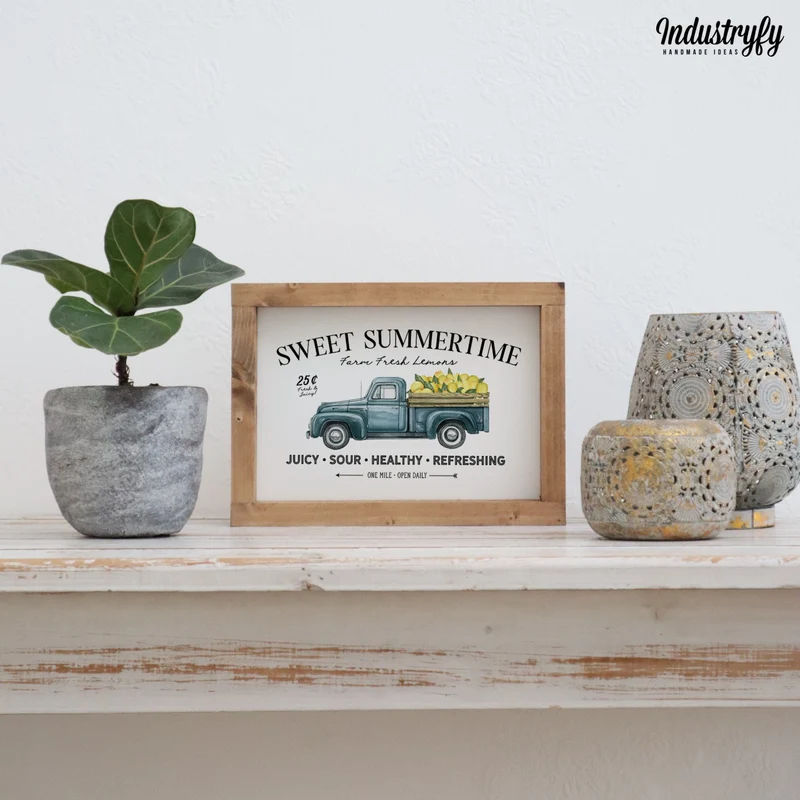 Landhaus Schild | Lemon Truck