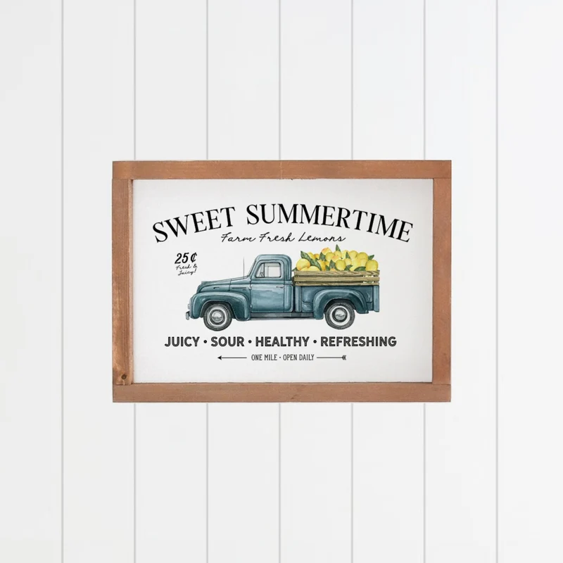 Landhaus Schild | Lemon Truck