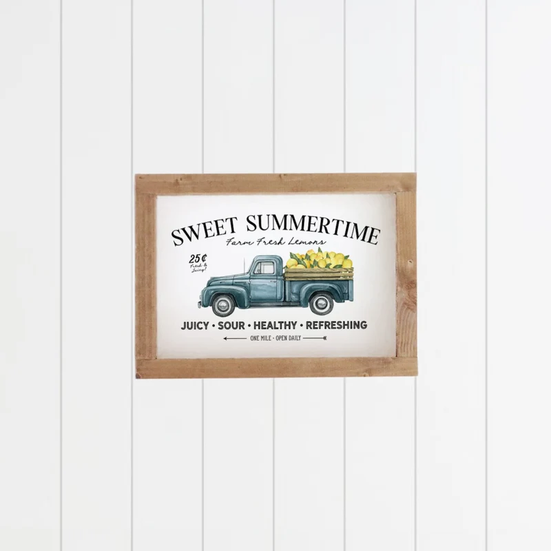 Landhaus Schild | Lemon Truck