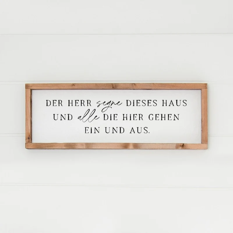Landhaus Schild | Segne dieses Haus