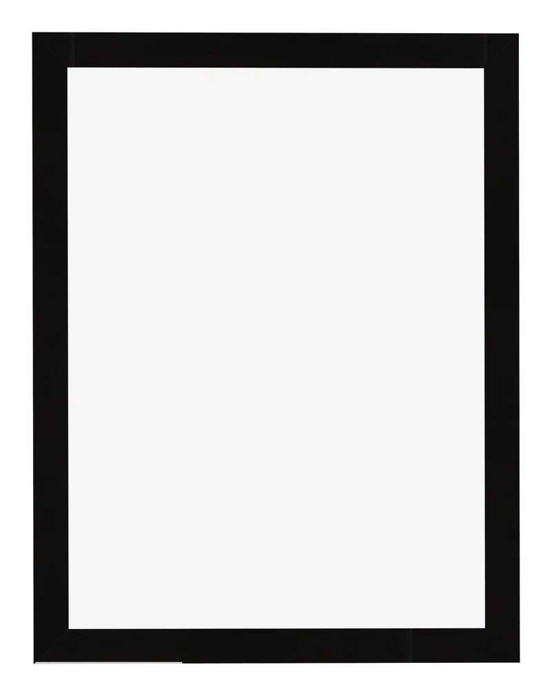 Bilderrahmen 45x60 cm - Schwarz Hochglanz - MDF - Bologna
