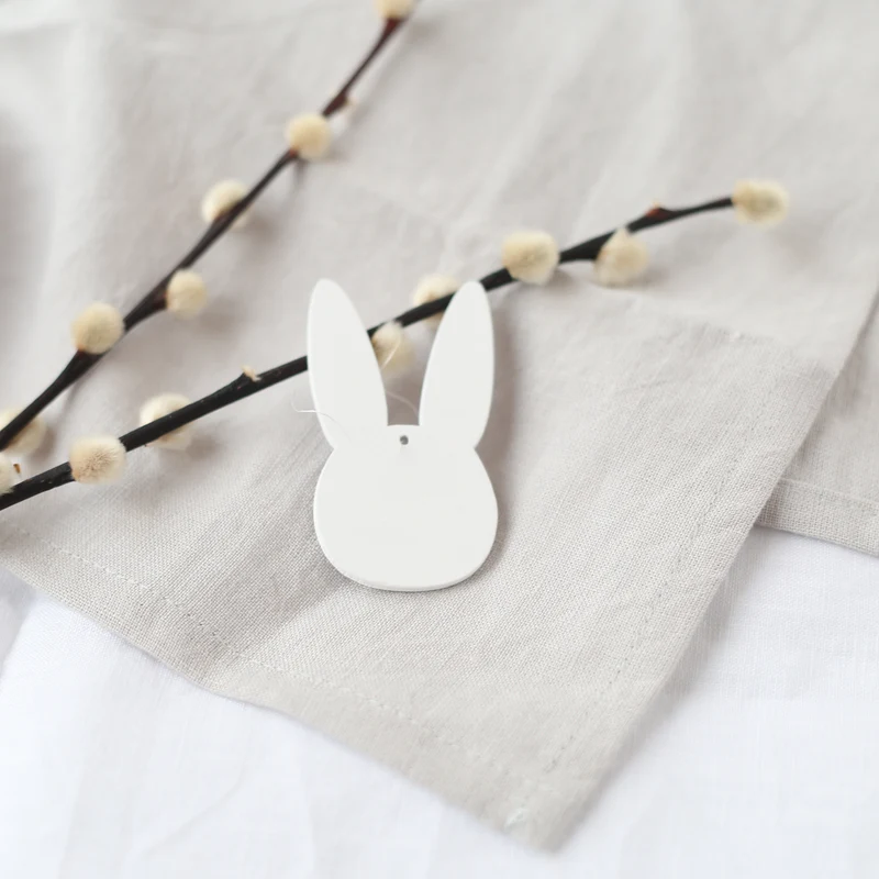 Anhänger • Hase Holz • 8er Set