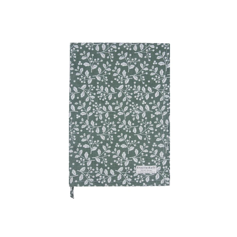 Geschirrtuch • Christmas Holly green