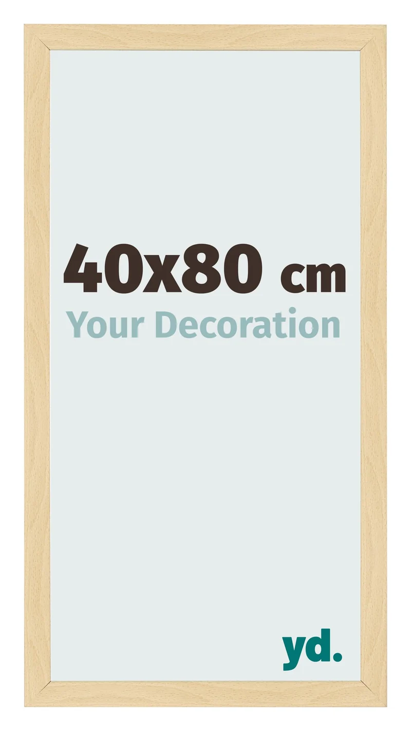 Bilderrahmen 40x80 cm - Buche Dekor - MDF - Bologna
