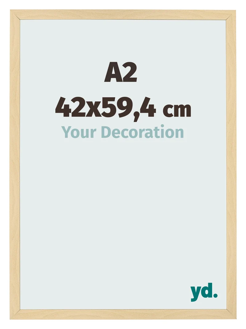 Bilderrahmen A2 - 42x59,4 cm - Buche Dekor - MDF - Bologna
