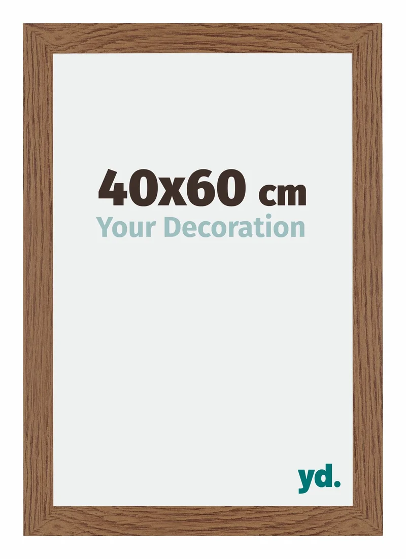 Bilderrahmen 40x60 cm - Eiche Rustikal - MDF - Mura