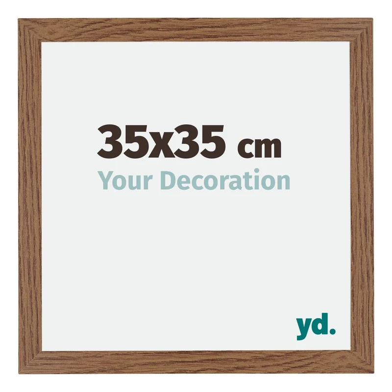 Bilderrahmen 35x35 cm - Eiche Rustikal - MDF - Mura