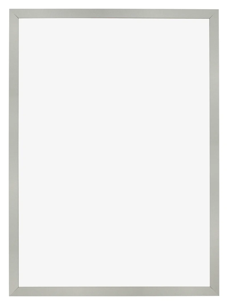 Bilderrahmen 67x98 cm - Silber Matt - MDF - Bologna