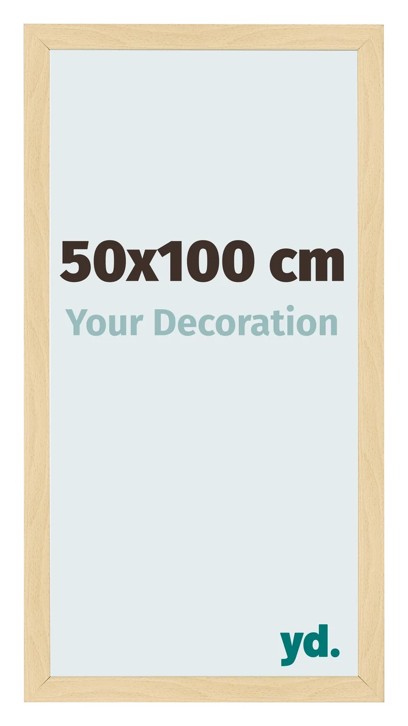 Bilderrahmen 50x100 cm - Buche Dekor - MDF - Bologna