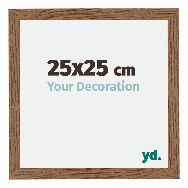 Bilderrahmen 25x25 cm - Eiche Rustikal - MDF - Mura