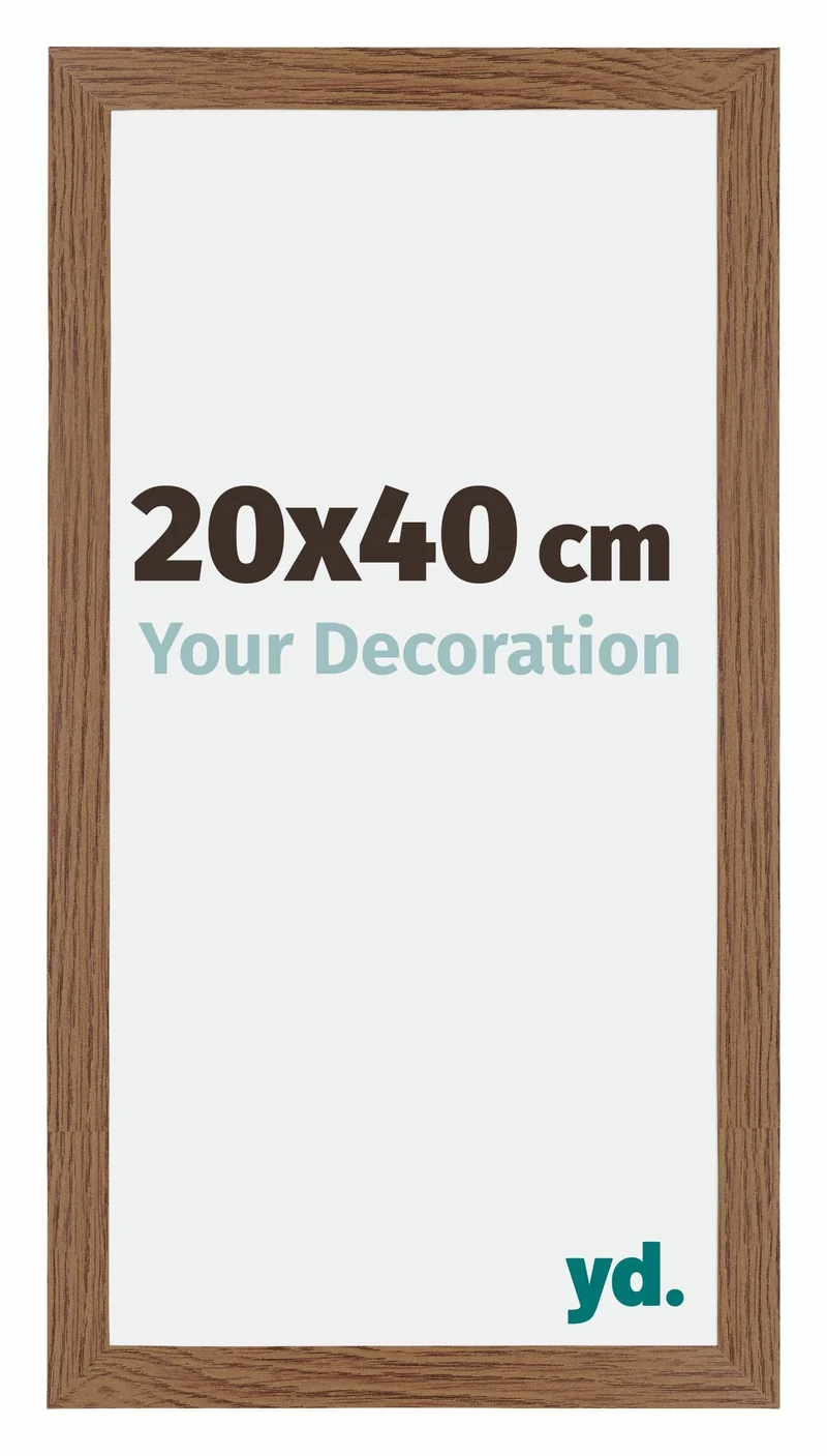 Bilderrahmen 20x40 cm - Eiche Rustikal - MDF - Mura