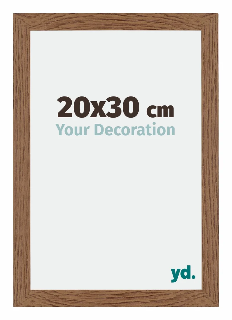 Bilderrahmen 20x30 cm - Eiche Rustikal - MDF - Mura