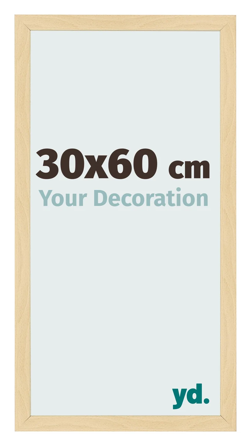 Bilderrahmen 30x60 cm - Buche Dekor - MDF - Bologna