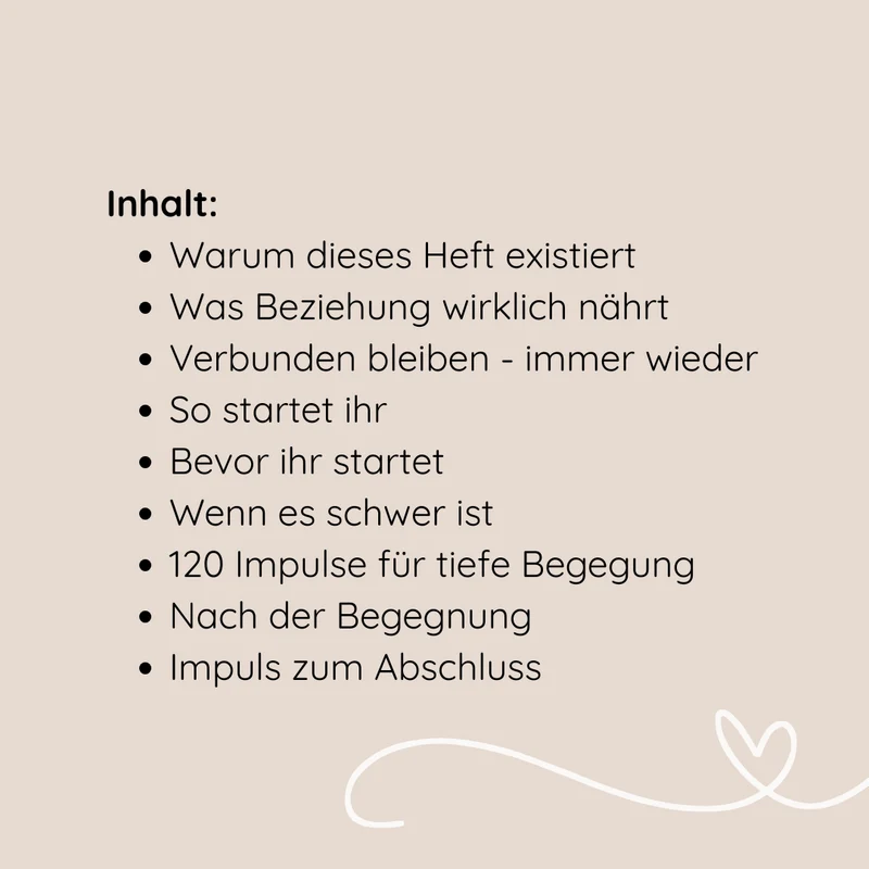 Begegnungsmomente - Begleitheft für achtsame Begegnung